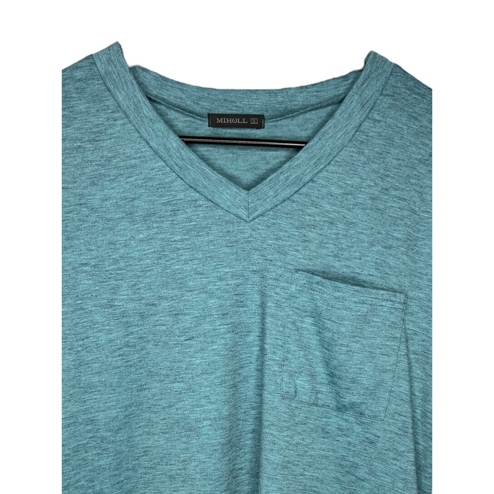 Womens Teal Pocket Tee